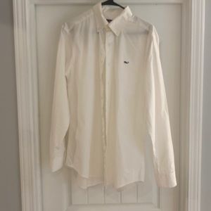Vineyard Vines Mens White Casual Dress Shirt, Size-M